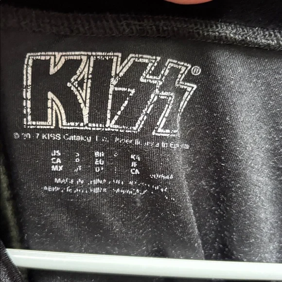 Vintage KISS Velour Women’s Top Sz Small - Picture 3 of 4